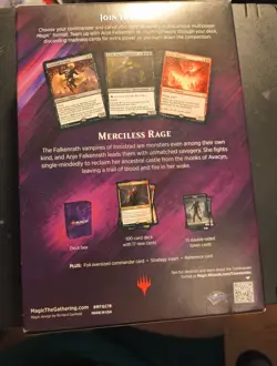 Magic the Gathering MTG Commander 2019 Merciless Rage Deck Factory Sealed - Image 4