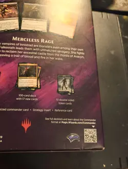 Magic the Gathering MTG Commander 2019 Merciless Rage Deck Factory Sealed - Image 5