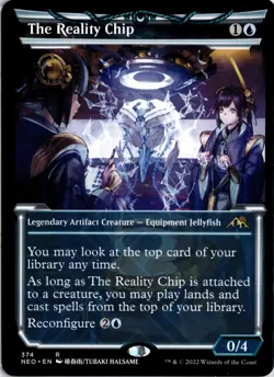 The Reality Chip (Showcase) R Kamigawa: Neon Dynasty 374 NM - Image 1