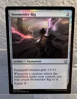 MTG Stormrider Rig Dragons of Tarkir 245/264 Foil Uncommon - Image 1