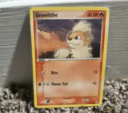 Pokemon TCG Growlithe 64/112 EX FireRed/LeafGreen Regular Common Card MP 2004 - Image 1