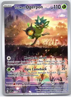 POKEMON TCG TEAL MASK OGERPON 123 SVP EN PROMO SCARLET & VIOLET POKEMON - Image 1