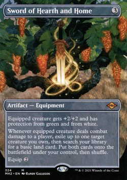 Sword of Hearth and Home (Borderless) Modern Horizons 2 Regular - Image 1