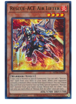 x3 Rescue-ACE Air Lifter - MP24-EN278 - Ultra Rare YuGiOh - Image 1