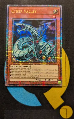 RA03-EN192 Cyber Valley Quarter Century Secret Rare 1st Edition YuGiOh - Image 1