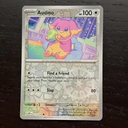 Audino 173/197 Pokemon Obsidian Flames SV03 Reverse Holo Common Card NM - Image 1