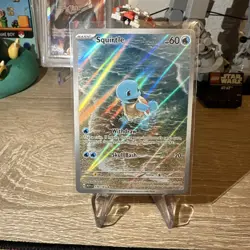 Pokemon TCG Squirtle Illustration 170/165 English Scarlet & Violet 151 Series NM - Image 1