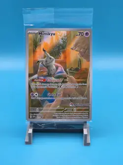 Pokemon TCG: Pokemon Center Stamped Mimikyu SVP 075 Black Star Promo SEALED - Image 1