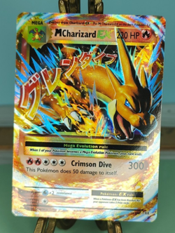 Pokemon M Charizard EX 13/108 Evolutions Holo Trading Card TCG - Image 1