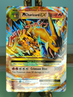 Pokemon M Charizard EX 13/108 Evolutions Holo Trading Card TCG - Image 2