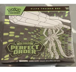 Pokemon TCG Mega Evolution Perfect Order Elite Trainer Box (ETB)! New & Sealed - Image 1