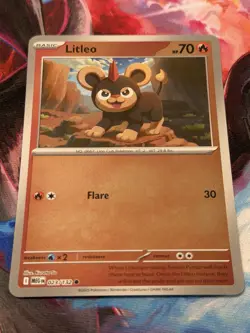 Litleo (Reverse Holo) - ME01: Mega Evolution 023/132 NM Pokemon TCG - Image 1
