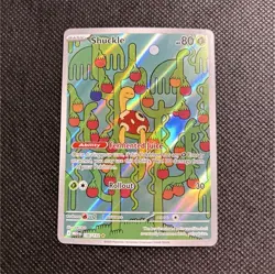 Pokemon Shuckle Illustration Rare Holo 136/132 Me01: Mega Evolution | NM/M - Image 1