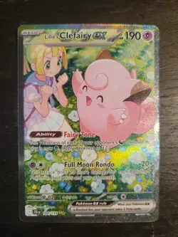 2025 POKEMON JOURNEY TOGETHER 184 LILLIE'S CLEFAIRY EX SPECIAL ILLUSTRATION RARE - Image 1