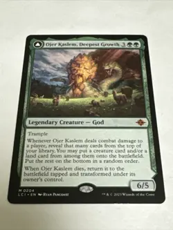 MTG Ojer Kaslem, Deepest Growth (204/491) The Lost Caverns of Ixalan LP - Image 1