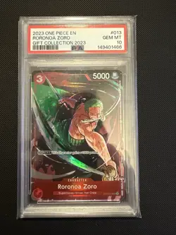 Roronoa Zoro ST01 013 Gift Collection 2023 One Piece Card Game English - PSA 10 - Image 1