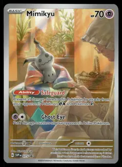 Pokemon Cards Mimikyu 075 Scarlet & Violet Promo Holo Promo NM - Image 1