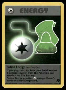 Pokemon Cards Potion Energy 82/82 Unlimited WOTC Team Rocket Uncommon MP - Image 1