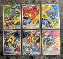 Pokemon TCG First Partner Illustration Collection Cards x6 | Ready To Ship✅ | - Image 1