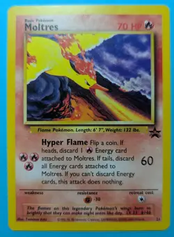 WOTC Black Star Promotional Pokemon Card: Moltres #21 - Image 1
