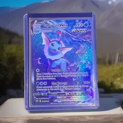 Pokemon Vaporeon VMAX SWSH182 Sword & Shield Promo Full Art Holo 320 HP Card - Image 1