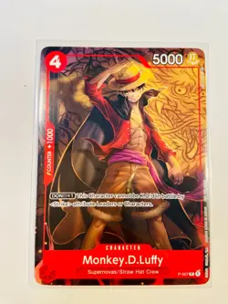 P-007 Monkey.D.Luffy-Promo-English-One Piece TCG Card - Image 1