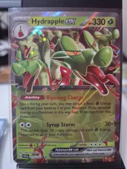 Hydrapple EX 014/142 SV07 Stellar Crown Double Rare Pokemon Card M/Nm Condition - Image 1