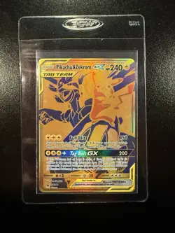 Pokemon TCG Pikachu & Zekrom GX SM248 Holo Promo Card - Image 1