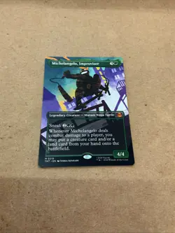 Michelangelo, Improviser M 0219 Non/foil Teenage Mutant Turtles - MTG - Image 1