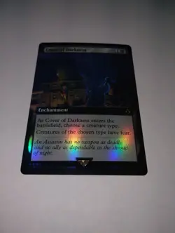 MTG - Cover of Darkness - Foil - ACR 0163 - Assassin's Creed Magic the Gathering - Image 1