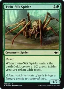 Twin-Silk Spider (188/254) - Modern Horizons - Common (Foil) - Image 1