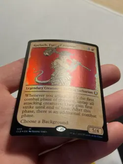 MTG Karlach, Fury of Avernus *SHOWCASE FOIL* Commander Legends Baldur's Gate 400 - Image 3