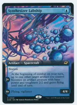 Synthesizer Labship Extended Art Foil 0329 EOE NM/MT [Edge of Eternities:MTG] - Image 1