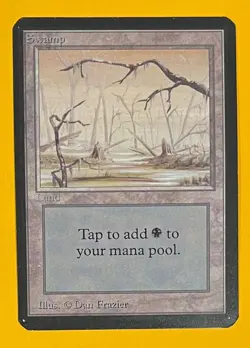 MTG SWAMP Alpha (OldManMTG 013-050) - Image 1