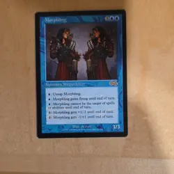 Wizards Morphling Creature Urza's Saga Rare Regular MTG 1998 - Image 1