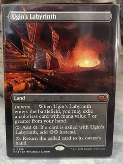 Ugin's Labyrinth Modern Horizons 3 Mythic Land Regular 359 MTG Borderless NM - Image 1
