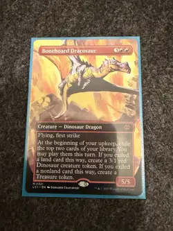 Bonehoard Dracosaur (Borderless) The Lost Caverns of Ixalan (NM) #0321 - Image 1