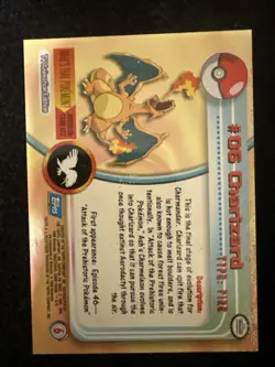 Pokemon Topps Charizard 06 - Image 2