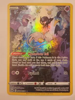 Pokemon TCG Mew Crown Zenith: Galarian Gallery GG10/GG70 Ultra Rare Holo - Image 1