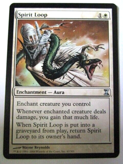 MTG Spirit Loop Time Spiral Uncommon Light Play!! - Image 1