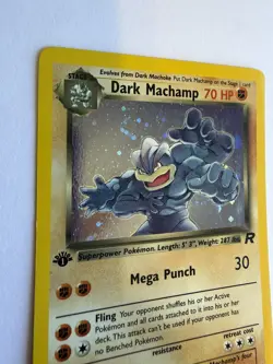 Pokemon TCG Dark Machamp #10 [LP++] 1st Edition Team Rocket Excellent Holo Rare - Image 4