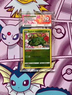 Pokemon TCG - Radiant Venusaur 004/078 - Pokemon GO - Graded - ACE 10 - #2 - Image 1