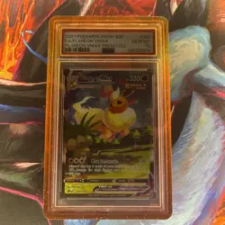 Pokemon Flareon VMAX Premium Coll. Full Alt Art Promo SWSH180 PSA 10 Gem Mint - Image 1