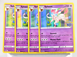 Pokemon TCG Pokemon GO Sylveon 035/078 Holo Rare x4 Playset - Image 1