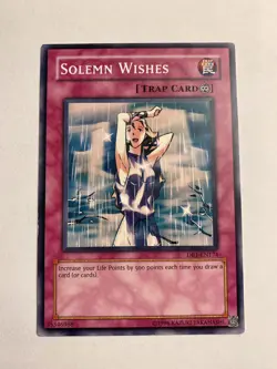 YuGiOh! Solemn Wishes - DB1-EN174 - Near Mint - Image 1