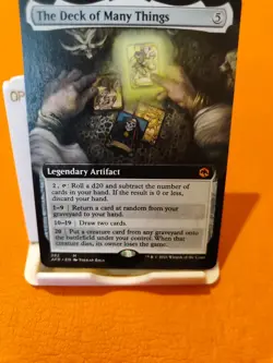 MTG The Deck of Many Things (Extended Art) Adventures in the Forgotten Realms NM - Image 1