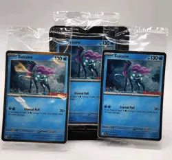 3 x Suicune Gamestop Stamp Exclusive Cosmos Holos Promos SEALED Pokemon TCG - Image 1