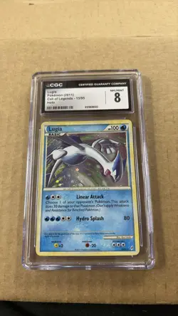 2011 Pokemon Call of Legends Lugia Holo 15/95 CGC 8 - Image 1