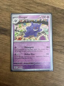2023 Pokemon SV 151 Gengar Reverse Holo #094/165 - Image 1