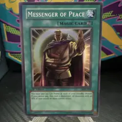 Yu-Gi-Oh! TCG Messenger of Peace Magic Ruler MRL-102 1st Edition Super Rare - Image 1